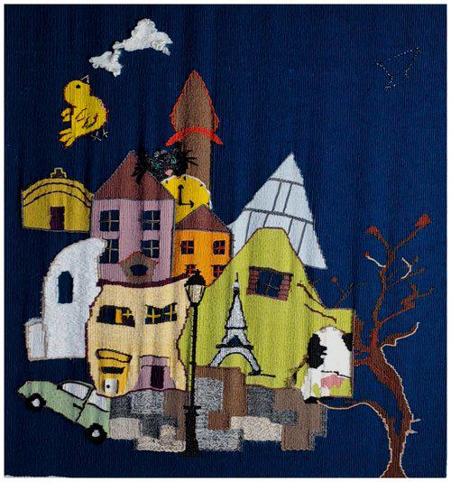 Tapisserie contemporaine. Atelier Enila Tityad